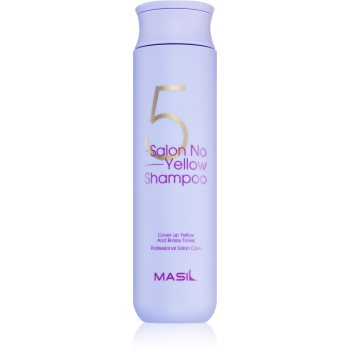 MASIL 5 Salon No Yellow sampon violet neutralizeaza tonurile de galben - imagine 2